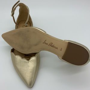 Sam Edelman Shoes - San Edelman Rowan gold flats 6.5 scalloped flats Sam Edelman Shoes - San Edelman Rowan gold flats 6.5 scalloped flats